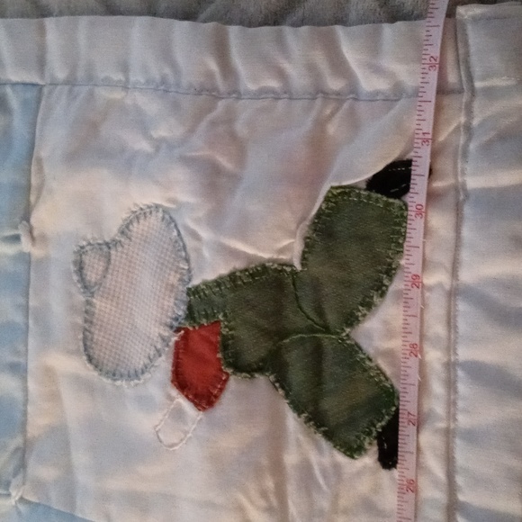 Vintage Hand Stitched Patchwork Quilt - Picture 6 of 9